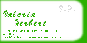 valeria herbert business card